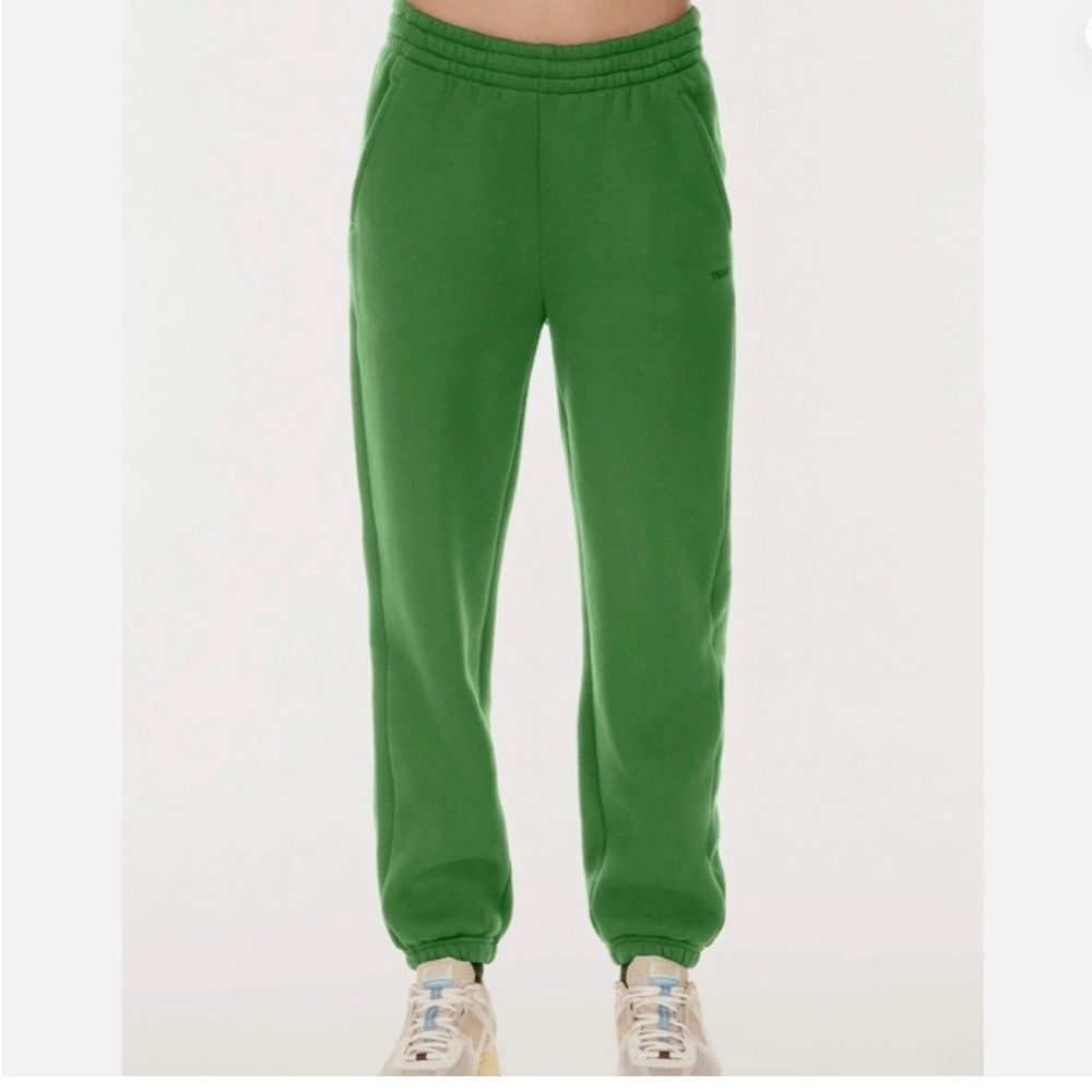 Aritzia TNA Green Sweatpants Relaxed Fit Joggers Small Casual Cotton Pants